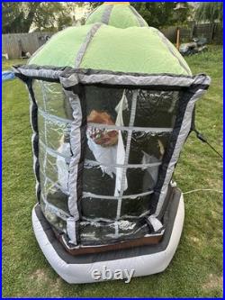 Very Rare Gemmy 6ft Halloween Inflatable Animated Rotaing Demon Tower Sound READ