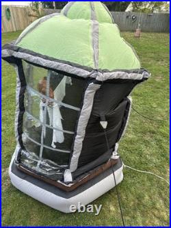 Very Rare Gemmy 6ft Halloween Inflatable Animated Rotaing Demon Tower Sound READ