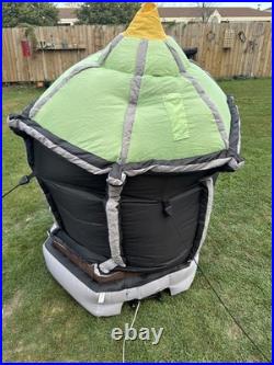 Very Rare Gemmy 6ft Halloween Inflatable Animated Rotaing Demon Tower Sound READ