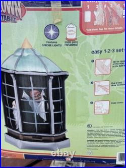 Very Rare Gemmy 6ft Halloween Inflatable Animated Rotaing Demon Tower Sound READ