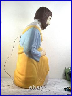 VintageEmpire Joseph Nativity Plastic Blow Mold 40 in XL Yard Lighted Christmas