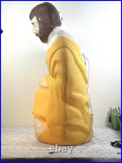 VintageEmpire Joseph Nativity Plastic Blow Mold 40 in XL Yard Lighted Christmas