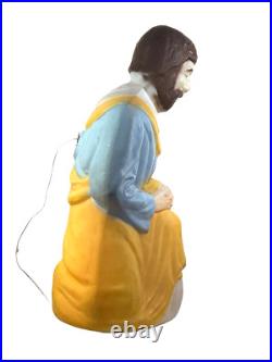 VintageEmpire Joseph Nativity Plastic Blow Mold 40 in XL Yard Lighted Christmas