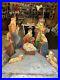 Vintage 1950’s Plywood Christmas Nativity Scene (10) Piece Rare