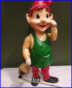 Vintage 1950s 1960s Union Products 22 Elf Lantern blow mold Christmas RARE