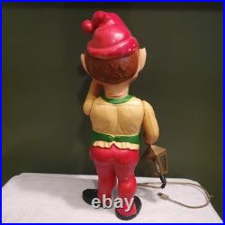 Vintage 1950s 1960s Union Products 22 Elf Lantern blow mold Christmas RARE