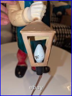 Vintage 1950s/1960s Union Products Elf Christmas Blow Mold 22 Tall