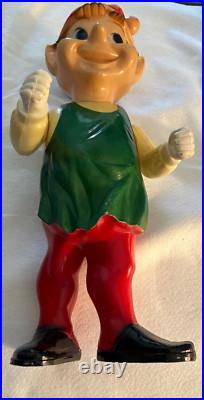 Vintage 1950s/1960s Union Products Elf Christmas Blow Mold 22 Tall