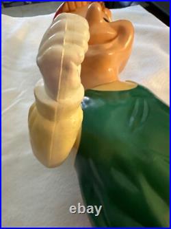 Vintage 1950s/1960s Union Products Elf Christmas Blow Mold 22 Tall