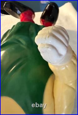 Vintage 1950s/1960s Union Products Elf Christmas Blow Mold 22 Tall