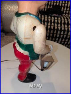 Vintage 1950s/1960s Union Products Elf Christmas Blow Mold 22 Tall