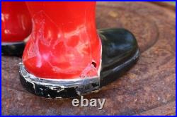 Vintage 1950s / 1960s Union Products Elf With Lantern Christmas Blow Mold 22 In Vintage 1950s / 1960s Union Products Elf With Lantern Christmas Blow Mold 22 In