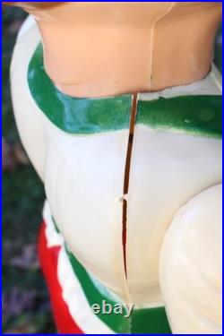 Vintage 1950s / 1960s Union Products Elf With Lantern Christmas Blow Mold 22 In Vintage 1950s / 1960s Union Products Elf With Lantern Christmas Blow Mold 22 In