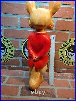 Vintage 1960's Fenwick Fox Union Blow Mold Hand Plastic 18 Figurine