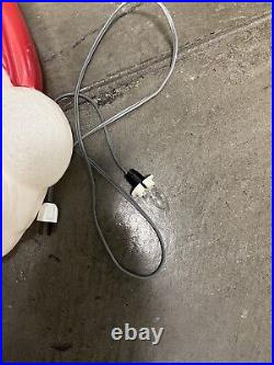 Vintage 1968 Empire Lighted Christmas Blow Mold Santa Head Face 17 USA WithCord