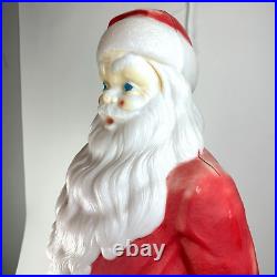 Vintage 1968 Empire Santa Claus Blow Mold 46 with Toy Sack Christmas Lighted