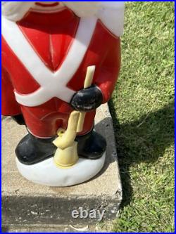 Vintage 1978 Toy Soldier With Rifle Blow Mold 34 Tall