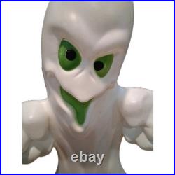 Vintage 1980's (36 Green Eyed Ghost Halloween Blow Mold)