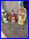 Vintage 1982 Carolina Enterprise Blow Mold Christmas Nativity 3 Wise Men Kings
