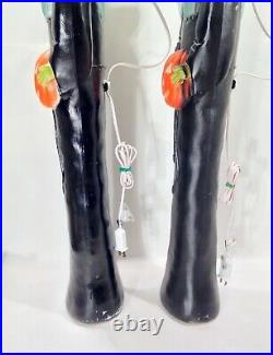 Vintage 1990's Don Featherstone Union Blow Mold Halloween Witch Pair Nice Ones