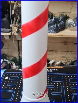 Vintage 1991 UNION NORTH POLE SIGN, Lighted Christmas Blow Mold 45 No Cord