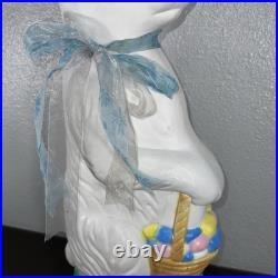 Vintage 1993 Easter Bunny Blow Mold Don Featherstone Union Products 31