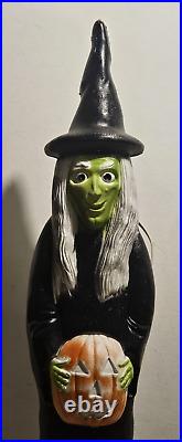 Vintage 1994 Don Featherstone Pencil Skinny Witch Blow Mold 36 Union Products