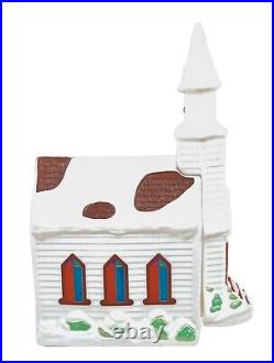 Vintage 1994 Empire 44 Blow Molded Christmas Church with Steeple, Dual Lights