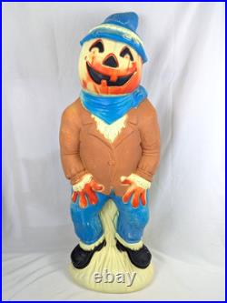 Vintage 1995 Empire 34 Pumpkin Head Scarecrow Lighted Halloween Blow Mold