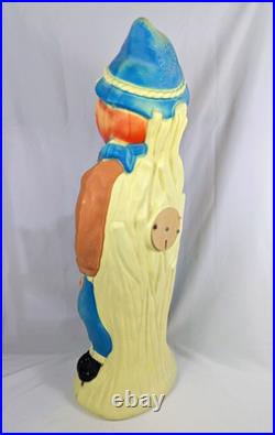 Vintage 1995 Empire 34 Pumpkin Head Scarecrow Lighted Halloween Blow Mold