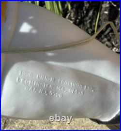 Vintage 1996 Union Products Pilgrim Pair Man & Woman LIGHTED Blow Molds 34
