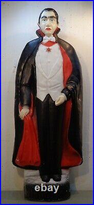 Vintage 1998 Bela Lugosi Dracula Vampire Halloween Lighted Blow Mold 42 Tall