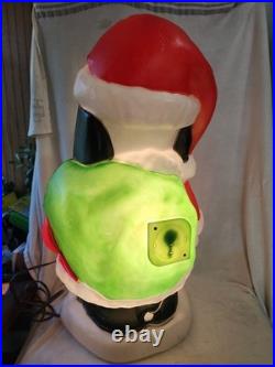 Vintage 1999 Christmas Blow Mold 32 Santa's Best Snoopy Peanuts Lighted RARE