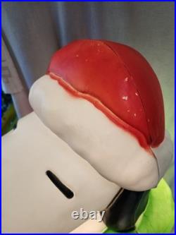 Vintage 1999 Christmas Blow Mold 32 Santa's Best Snoopy Peanuts Lighted RARE