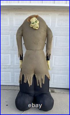 Vintage 2005 Gemmy Airblown Inflatable Ogre 8 Foot Monster Works
