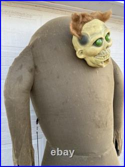 Vintage 2005 Gemmy Airblown Inflatable Ogre 8 Foot Monster Works