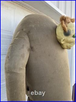 Vintage 2005 Gemmy Airblown Inflatable Ogre 8 Foot Monster Works