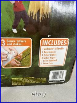Vintage 2005 Gemmy Airblown Inflatable Ogre 8 Foot Monster Works