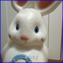 Vintage 22 Easter Blow Mold Bunny Rabbit Chick Duck Belly Floppy Ears RARE HTF