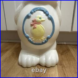 Vintage 22 Easter Blow Mold Bunny Rabbit Chick Duck Belly Floppy Ears RARE HTF