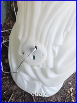 Vintage 28 Illuminated Nativity Blow Mold Mary, Joseph and Baby Jesus Gorgeous