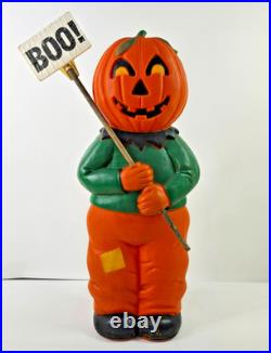 Vintage 31 Union Don Featherstone Pumpkin Scarecrow Lighted Blow Mold Vintage 31 Union Don Featherstone Pumpkin Scarecrow Lighted Blow Mold