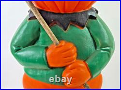 Vintage 31 Union Don Featherstone Pumpkin Scarecrow Lighted Blow Mold