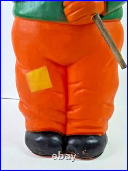 Vintage 31 Union Don Featherstone Pumpkin Scarecrow Lighted Blow Mold