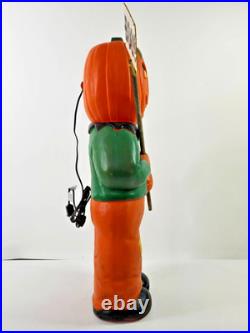Vintage 31 Union Don Featherstone Pumpkin Scarecrow Lighted Blow Mold