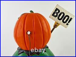 Vintage 31 Union Don Featherstone Pumpkin Scarecrow Lighted Blow Mold