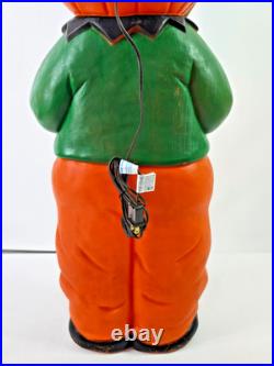 Vintage 31 Union Don Featherstone Pumpkin Scarecrow Lighted Blow Mold