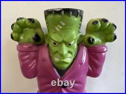 Vintage 36 Frankenstein Monster Halloween Blow Mold Light General Foam Plastics