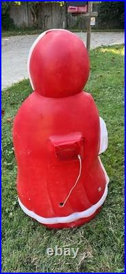Vintage 40 Santa's Best Mrs. Santa Claus Lighted Christmas Blow Mold RARE Vintage 40 Santa's Best Mrs. Santa Claus Lighted Christmas Blow Mold RARE