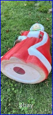 Vintage 40 Santa's Best Mrs. Santa Claus Lighted Christmas Blow Mold RARE Vintage 40 Santa's Best Mrs. Santa Claus Lighted Christmas Blow Mold RARE
